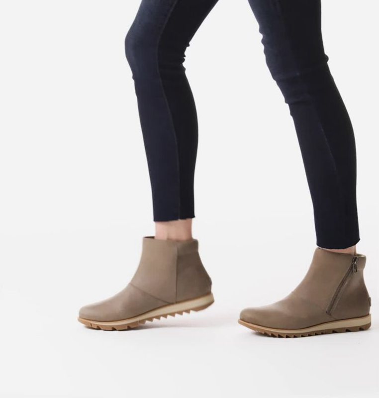 Sorel Dam Stövlar Khaki - Harlow™ Zip Låga - ZDO-651074